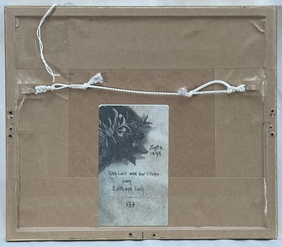 Lot 1014 - *Lucy Kemp-Welch (1869-1958) pencil drawing - A Collie, dated Aug. '94, 7cm x 11cm, in glazed gilt frame. NB: From an 1894 album of drawings and oils which was a gift from Lucy and her si...