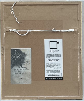 Lot 1010 - *Lucy Kemp-Welch (1869-1958) pencil drawing - 'The Runaway', dated Aug. 16. '94, 15.5cm x 9.5cm, in glazed gilt frame. NB: From an 1894 album of drawings and oils which was a gift from Lu...