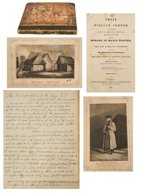 Lot 999 - The Red Barn Murder: Very rare and historic collection of first hand evidence relating to the infamous 1827 murder