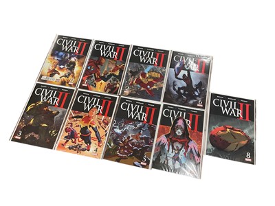 Lot 2882 - Quantity of Marvel Civil War and Civil War II comics to include multiple variants. Approximately 33 comics