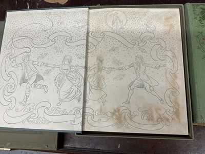 Lot 1348 - Hugh Thomson (Illustrator), Goldsmith - She Stoops to Conquer, ornate cloth binding and original box case, together with As you Like it, illustrated by Thomson