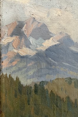 Lot 23 - Mid 20th German oil on canvas, still life on a ledge