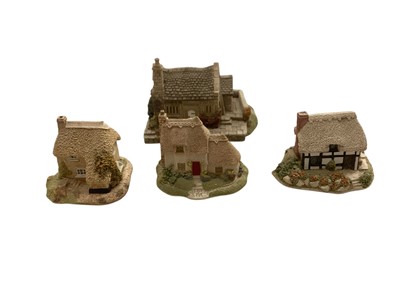 Lot 2347 - Five large boxes of Lilliput lane, containing over 50 Lilliput Lanes, boxed and with related magazines, as per list
