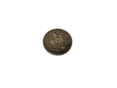 Lot 503 - World - Mixed coins to include G.B. Victoria JH silver Crown 1890 VG & other issues (Qty)