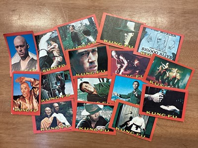 Lot 1167 - Stamps world selection in box albums and loose plus some Kung Fu cards A + BC gum.