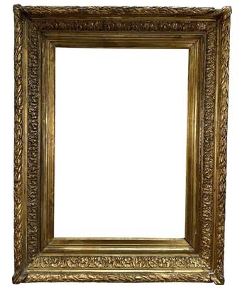 Lot 161 - Victorian gilt frame, to fit a work 49cm x 34cm, 69cm x 54cm overall