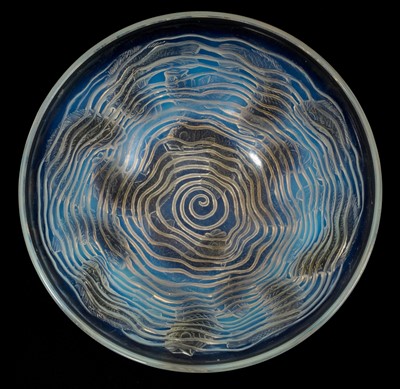 Lot 12 - Lalique Dauphins bowl