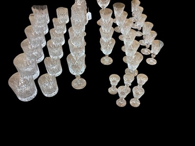 Lot 2369 - Selection of cutglass decanters and glassware