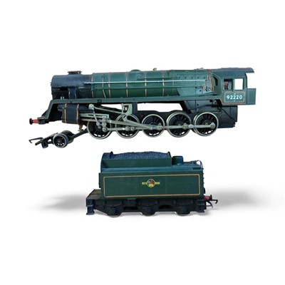 Lot 1833 - Hornby OO Gauge Evening Star and Stowe tender locomotives and coaches, all loose (8)