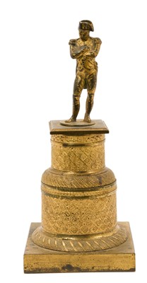 Lot 801 - 19th century Grand Tour gilt bronze statuette of Napoleon Bonaparte
