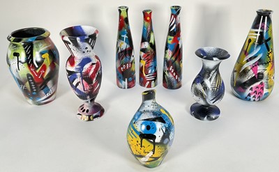 Lot 284 - Roy's People (contemporary) group of art pottery (8 items in total)