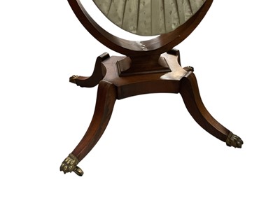 Lot 5306 - George IV rosewood drop leaf work table