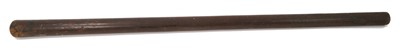 Lot 789 - Antique Tongan carved hardwood pole club