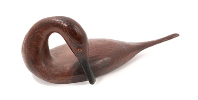 Lot 979 - *Guy Taplin (b. 1939), small carved sculpture of a Pintail