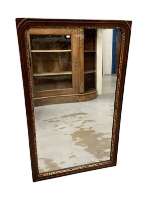 Lot 1431 - George I / II walnut mirror