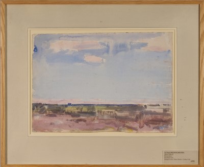 Lot 1082 - Harry Becker (1865-1928) watercolour - Blyth Valley II, inscribed verso, 28 x 39cm