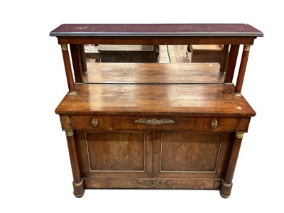 Lot 1414 - Regency rosewood two-door side cabinet