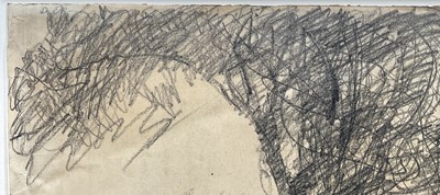 Lot 1074 - Harry Becker (1865-1928) graphite, Figures Building a Hayrick, 39 x 56cm