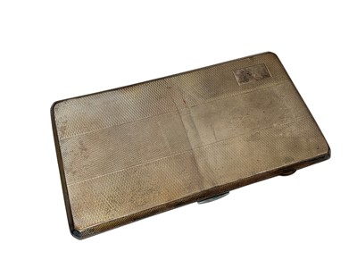 Lot 68 - 1940s silver cigarette case