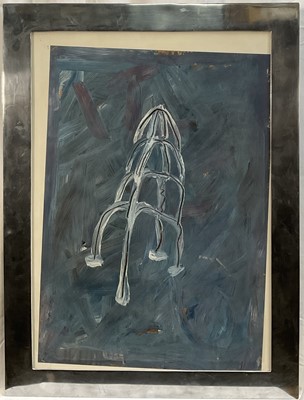 Lot 140 - Alan Brooks (b. 1965) mixed media, structural form, 68cm x 48cm, glazed and framed
