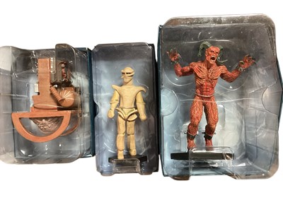 Lot 1766 - BBC Doctor Who Special Edition Character Collector's models including The Beast (No.5), Melkur (No.26) & The Face of Boe (No.7), in window bubble boxes (3)
