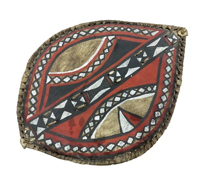 Lot 977 - Gurkha Kukri, together with Maasai spears and a hide shield.