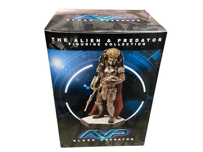 Lot 1776 - Eaglemoss The Alien & Predator Figurine Collection models including Elder Predator, Scar Predator, Predator-Vision Xenomorph & Grid Xenomorph, plus Prometheus Deacon, Xenomorph Warrior &...
