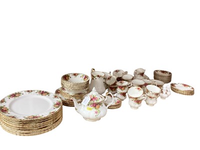 Lot 2223 - Royal Albert Old Country Roses tea, coffee and dinner service