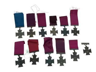 Lot 91 - Collection of twelve replica / copy Victoria Cross medals, (12).