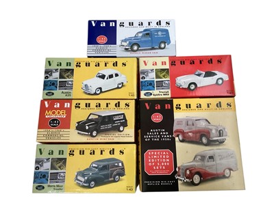 Lot 1926 - Three boxes of assorted diecast vehicles to include Lledo Vanguards, Burago Jaguar, Shell Sports car, (3 boxes).