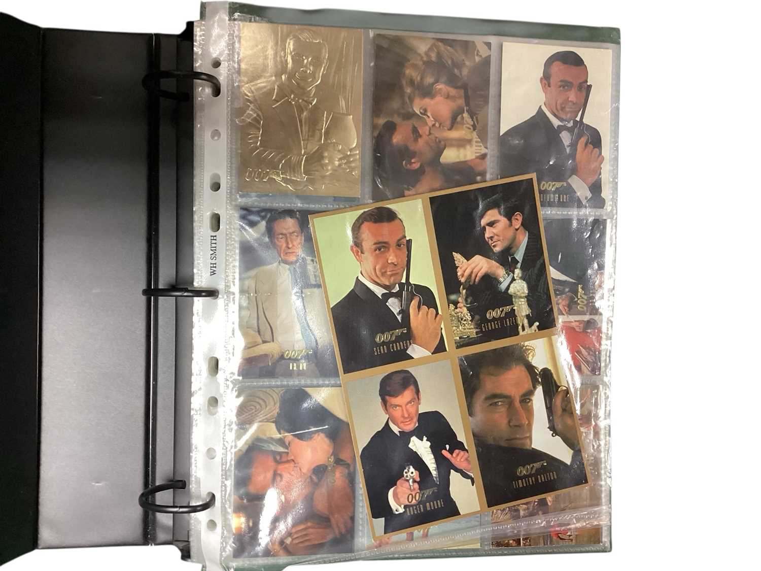 Lot 1118 - James Bond 007 40th Anniversary Trading Cards and other general sets including Extras, Bond Villains, Classic Screen Shots etc. (3 folders)