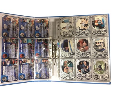 Lot 1118 - James Bond 007 40th Anniversary Trading Cards and other general sets including Extras, Bond Villains, Classic Screen Shots etc. (3 folders)