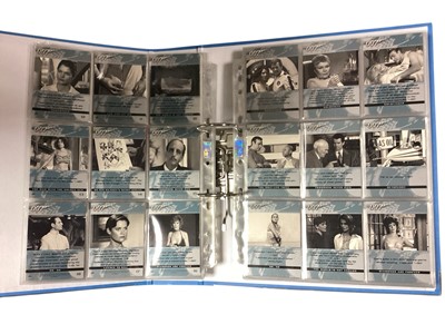 Lot 1118 - James Bond 007 40th Anniversary Trading Cards and other general sets including Extras, Bond Villains, Classic Screen Shots etc. (3 folders)