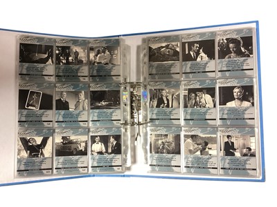 Lot 1118 - James Bond 007 40th Anniversary Trading Cards and other general sets including Extras, Bond Villains, Classic Screen Shots etc. (3 folders)