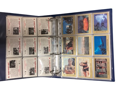 Lot 1118 - James Bond 007 40th Anniversary Trading Cards and other general sets including Extras, Bond Villains, Classic Screen Shots etc. (3 folders)
