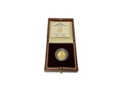 Lot 436 - G.B. - Britannia gold proof £10 coin 1995 (N.B. Cased with Certificate of Authenticity) (1 coin)