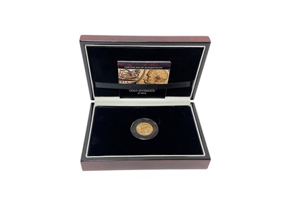 Lot 440 - G.B. - Gold Sovereign George V 1914 EF (N.B. Cased with Certificate of Authenticity) (1 coin)