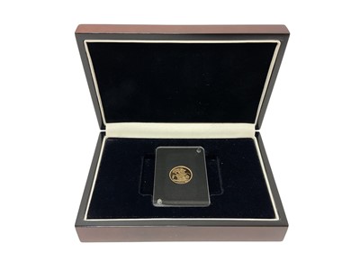 Lot 444 - G.B. - Gold ½ Sovereign Elizabeth II 1980 proof (N.B. Cased but without Certificate of Authenticity) (1 coin)