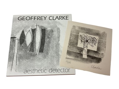 Lot 982 - *Geoffrey Clarke (1924-2014) 2003 gallery catalogue signed and including signed and numbered lithograph