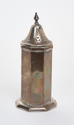 Lot 258 - Victorian silver caster (Birmingham 1884)