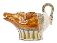 Lot 51 - Scarce early 19th century Pratt sauce boat...