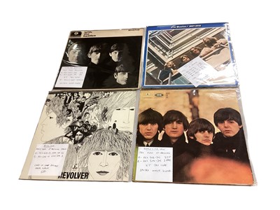 Lot 2728 - Selection of LP records including the Beatles
