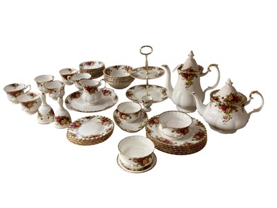 Lot 2335 - Royal Albert Old Country Roses tea set, together with Royal Albert Moss Rose cup, saucer and plate set (qty)