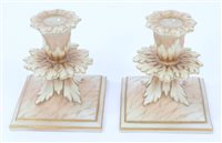 Lot 62 - Pair late Victorian Graingers Worcester...