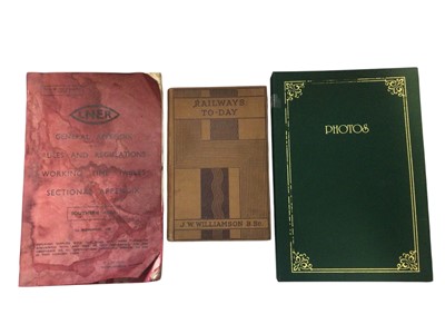 Lot 2953 - Group of railway diagrams and pictures