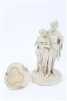 Lot 71 - Victorian Kerr & Binns Worcester Parian figure...