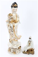 Lot 72 - Early 20th century Oriental porcelain figure...