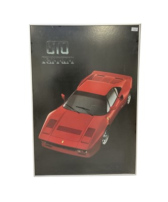 Lot 135 - Group of four large Ferrari related photographs and posted including of their Formula One cars, each approximately 64 x 97cm (4).