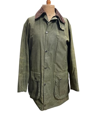 Lot 2526 - Men's Barbour Border wax jacket size 34.
