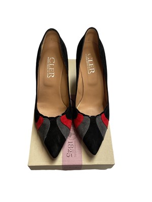 Lot 2529 - Lot of good quality occasion and evening shoes, brands include Vere Pelle, Blocco, Stefano Marchi, Marco Tozzi. Giudici, Kurt Gieger plus a pair of black and brown boots by Caprice. Sizes 38 and...